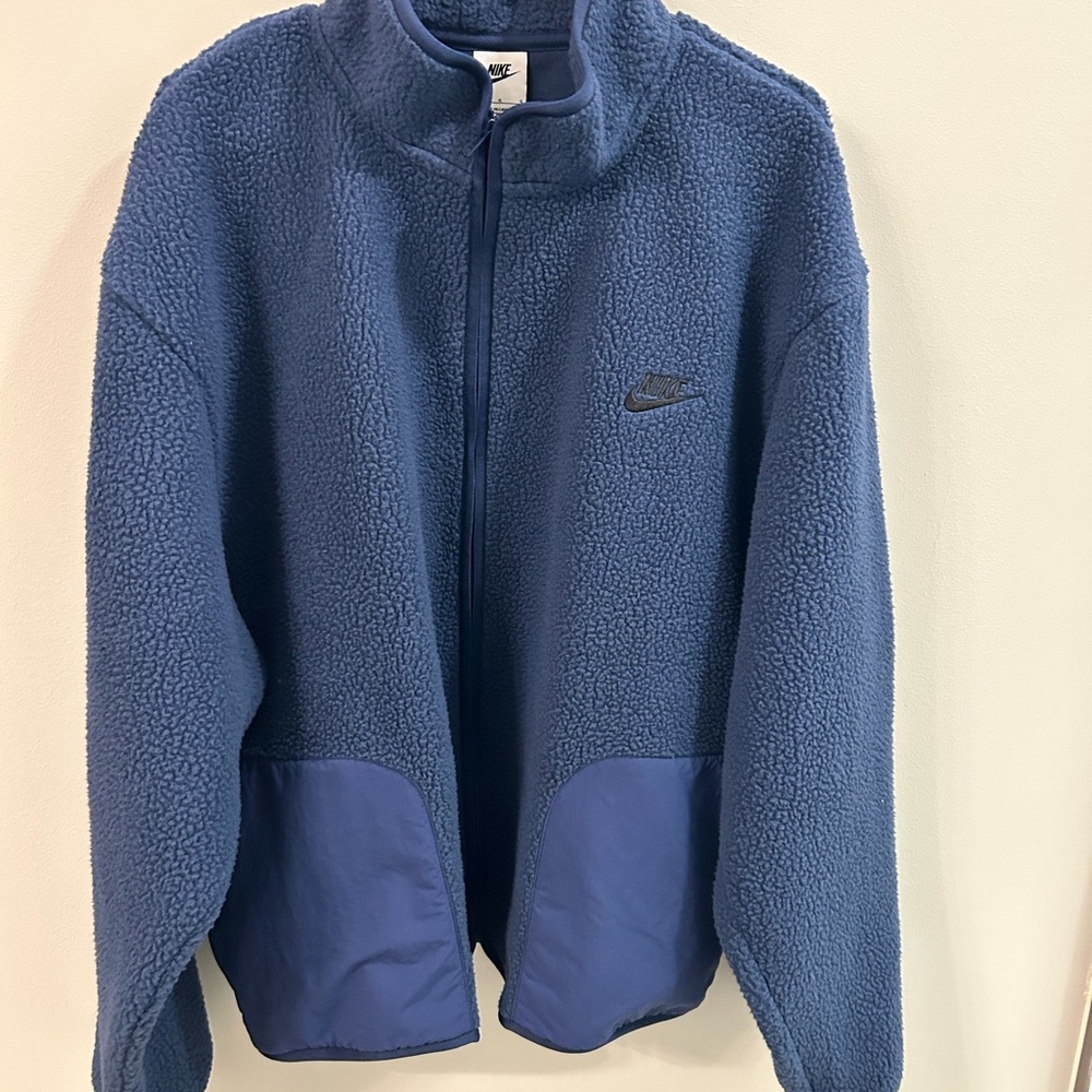 Nike Blue Fleece Jacket